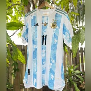 Argentina 20/21 Home Di Maria Adidas Heat.Rdy Authentic Jersey Size L